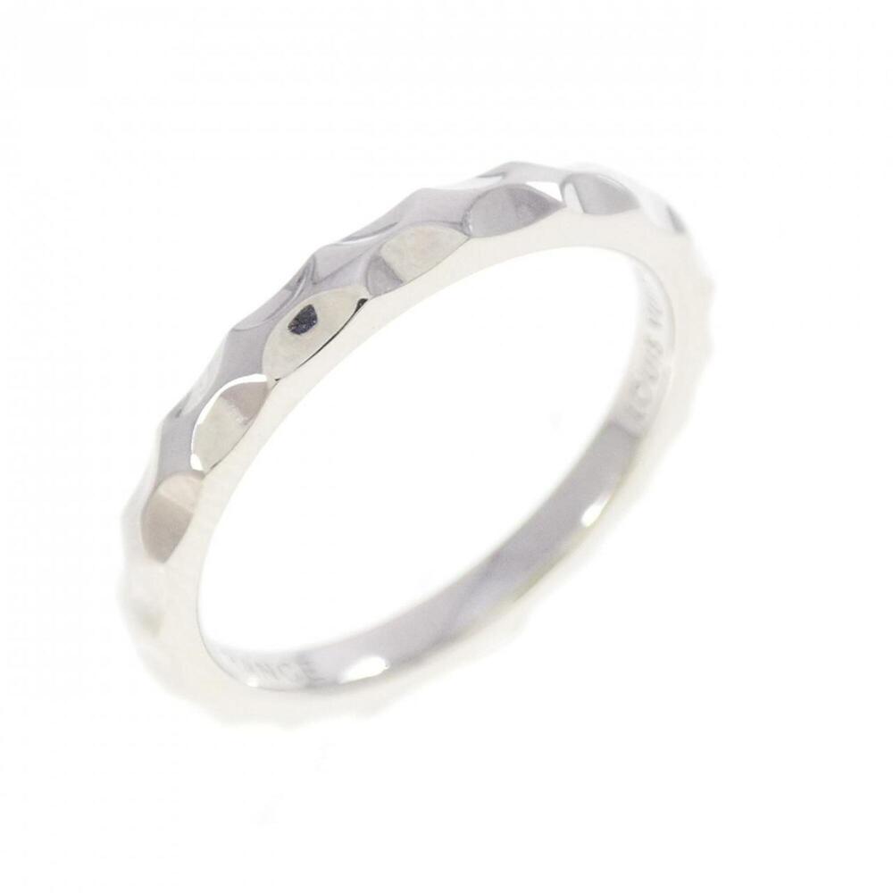 LOUIS VUITTON Silver Monogram Ring